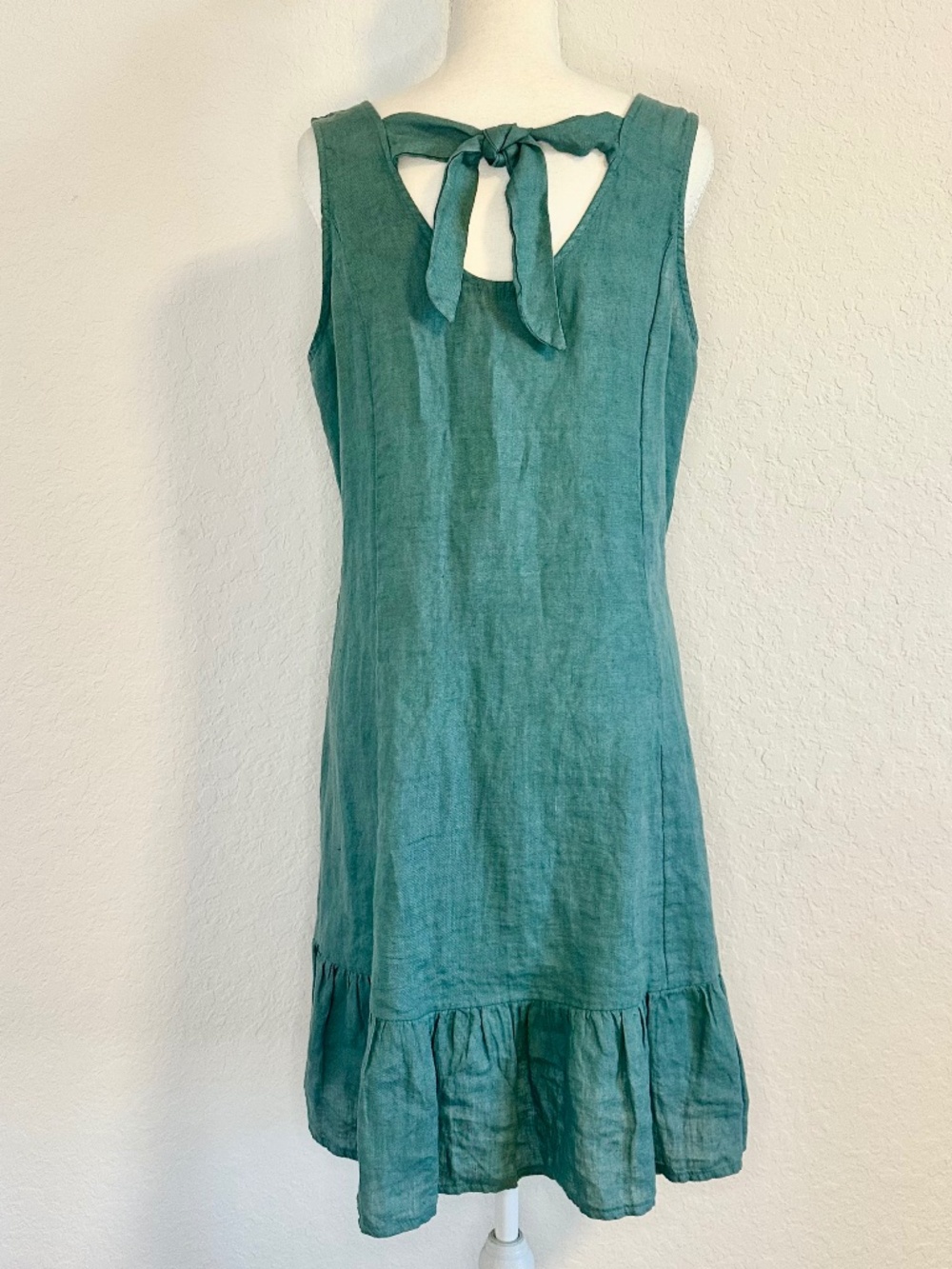 Terzo Millennio Made in Italy 100% Linen Dress, Size M - Picture 3 of 9